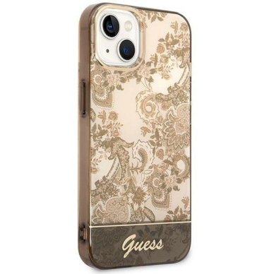 Originalus dėklas Guess GUHCP14MHGPLHC iPhone 14 Plus 6.7 ocher hardcase Porcelain Collection 3 Originalus dėklas Guess GUHCP14MHGPLHC iPhone 14 Plus 6.7 ocher hardcase Porcelain Collection 3
