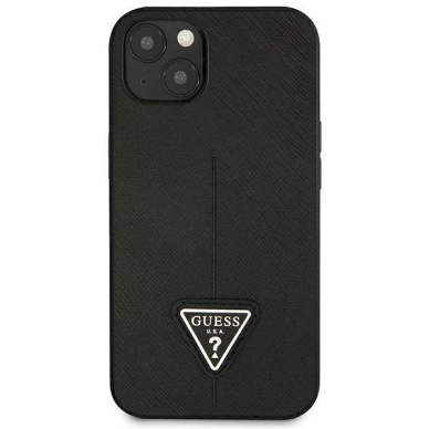 Originalus dėklas Guess GUHCP14MPSATLK iPhone 14 Plus 6,7 Juodas hardcase SaffianoTriangle Logo 2 Originalus dėklas Guess GUHCP14MPSATLK iPhone 14 Plus 6,7 Juodas hardcase SaffianoTriangle Logo 2
