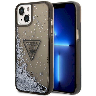 Originalus dėklas Guess GUHCP14SLFCTPK iPhone 14 6.1 Juodas hardcase Liquid Glitter Palm Collection Originalus dėklas Guess GUHCP14SLFCTPK iPhone 14 6.1 Juodas hardcase Liquid Glitter Palm Collection