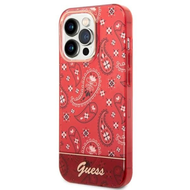 Originalus dėklas Guess GUHCP14XHGBNHR iPhone 14 Pro Max 6.7  Raudonas hardcase Bandana Paisley 1 Originalus dėklas Guess GUHCP14XHGBNHR iPhone 14 Pro Max 6.7  Raudonas hardcase Bandana Paisley 1
