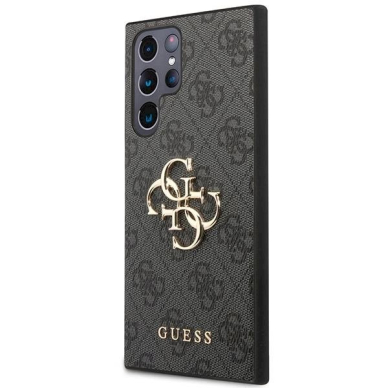 Originalus dėklas Guess GUHCS23L4GMGGR S23 Ultra S918 grey/grey hardcase 4G Big Metal Logo 1 Originalus dėklas Guess GUHCS23L4GMGGR S23 Ultra S918 grey/grey hardcase 4G Big Metal Logo 1