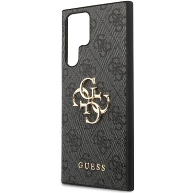 Originalus dėklas Guess GUHCS23L4GMGGR S23 Ultra S918 grey/grey hardcase 4G Big Metal Logo 5 Originalus dėklas Guess GUHCS23L4GMGGR S23 Ultra S918 grey/grey hardcase 4G Big Metal Logo 5
