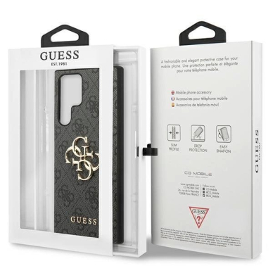 Originalus dėklas Guess GUHCS23L4GMGGR S23 Ultra S918 grey/grey hardcase 4G Big Metal Logo 7 Originalus dėklas Guess GUHCS23L4GMGGR S23 Ultra S918 grey/grey hardcase 4G Big Metal Logo 7