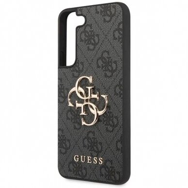 Originalus dėklas Guess GUHCS23S4GMGGR S23 S911 Pilkas hardcase 4G Big Metal Logo 2 Originalus dėklas Guess GUHCS23S4GMGGR S23 S911 Pilkas hardcase 4G Big Metal Logo 2