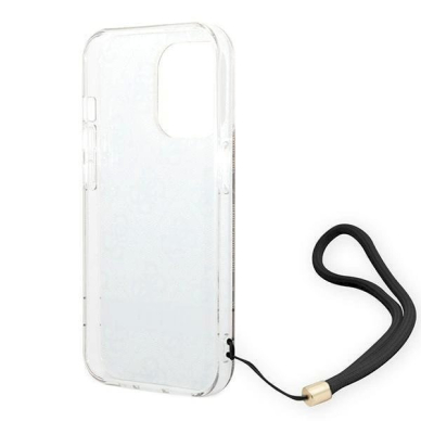 Originalus dėklas Guess GUOHCP14LH4STW iPhone 14 Pro 6.1 Rudas / Rudas hardcase 4G Print Strap 5 Originalus dėklas Guess GUOHCP14LH4STW iPhone 14 Pro 6.1 Rudas / Rudas hardcase 4G Print Strap 5