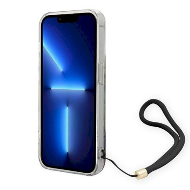 Originalus dėklas Guess GUOHCP14LHFLSB iPhone 14 Pro 6.1 Mėlynas / Mėlynas hardcase Flower Strap 3 Originalus dėklas Guess GUOHCP14LHFLSB iPhone 14 Pro 6.1 Mėlynas / Mėlynas hardcase Flower Strap 3