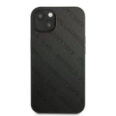 Originalus dėklas Karl Lagerfeld KLHCP13SPTLK iPhone 13 mini 5,4 hardcase Juodas Perforated Allover 2 Originalus dėklas Karl Lagerfeld KLHCP13SPTLK iPhone 13 mini 5,4 hardcase Juodas Perforated Allover 2