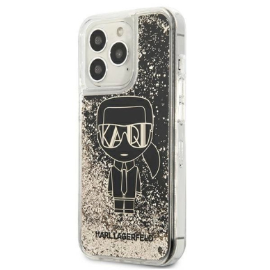 Originalus dėklas Karl Lagerfeld KLHCP13XLGGKBK iPhone 13 Pro Max 6,7" Juodas hardcase Liquid Glitter Gatsby 1 Originalus dėklas Karl Lagerfeld KLHCP13XLGGKBK iPhone 13 Pro Max 6,7" Juodas hardcase Liquid Glitter Gatsby 1