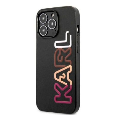 Originalus dėklas Karl Lagerfeld KLHCP13XPCOBK iPhone 13 Pro Max 6,7"  Juodas hardcase Multirožinis Brand 1