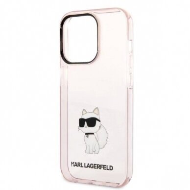 Originalus dėklas Karl Lagerfeld KLHCP14LHNCHTCP iPhone 14 Pro 6.1  rožinis/rožinis hardcase Ikonik Choupette 5 Originalus dėklas Karl Lagerfeld KLHCP14LHNCHTCP iPhone 14 Pro 6.1  rožinis/rožinis hardcase Ikonik Choupette 5