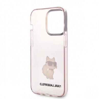 Originalus dėklas Karl Lagerfeld KLHCP14LHNCHTCP iPhone 14 Pro 6.1  rožinis/rožinis hardcase Ikonik Choupette 6 Originalus dėklas Karl Lagerfeld KLHCP14LHNCHTCP iPhone 14 Pro 6.1  rožinis/rožinis hardcase Ikonik Choupette 6