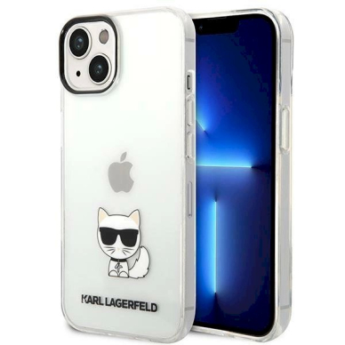Originalus dėklas Karl Lagerfeld KLHCP14MCTTR iPhone 14 Plus 6.7 hardcase clear / Permatomas Choupette Body Originalus dėklas Karl Lagerfeld KLHCP14MCTTR iPhone 14 Plus 6.7 hardcase clear / Permatomas Choupette Body