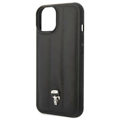 Originalus dėklas Karl Lagerfeld KLHCP14MPSQPK iPhone 14 Plus 6,7" hardcase  Juodas Puffy Ikonik Pin 5 Originalus dėklas Karl Lagerfeld KLHCP14MPSQPK iPhone 14 Plus 6,7" hardcase  Juodas Puffy Ikonik Pin 5