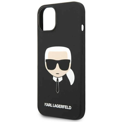Originalus dėklas Karl Lagerfeld KLHCP14MSLKHBK iPhone 14 Plus 6.7 hardcase Juodas Silicone Karl`s Head 5 Originalus dėklas Karl Lagerfeld KLHCP14MSLKHBK iPhone 14 Plus 6.7 hardcase Juodas Silicone Karl`s Head 5