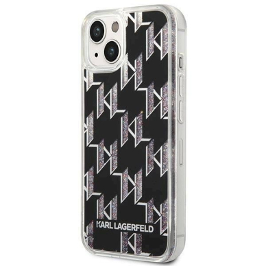 Originalus dėklas Karl Lagerfeld KLHCP14SLMNMK iPhone 14 6.1 hardcase Juodas Liquid Glitter Monogram 1 Originalus dėklas Karl Lagerfeld KLHCP14SLMNMK iPhone 14 6.1 hardcase Juodas Liquid Glitter Monogram 1