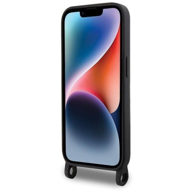 Originalus dėklas Karl Lagerfeld KLHCP15SSCBSCNK iPhone 15 6.1  hardcase Juodas Crossbody Silicone Choupette 3 Originalus dėklas Karl Lagerfeld KLHCP15SSCBSCNK iPhone 15 6.1  hardcase Juodas Crossbody Silicone Choupette 3