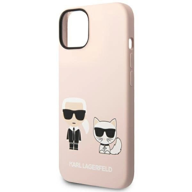 Originalus dėklas Karl Lagerfeld KLHMP14SSSKCI iPhone 14 6.1 hardcase Šviesiai rožinis / Šviesiai rožinis Silikoninis Karl & Choupette Magsafe 5 Originalus dėklas Karl Lagerfeld KLHMP14SSSKCI iPhone 14 6.1 hardcase Šviesiai rožinis / Šviesiai rožinis Silikoninis Karl & Choupette Magsafe 5