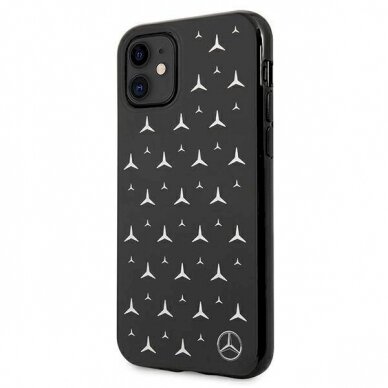 Originalus dėklas Mercedes MEHCN61ESPBK iPhone 11 6,1" / Xr Juodas hardcase Silver Stars Pattern 1 Originalus dėklas Mercedes MEHCN61ESPBK iPhone 11 6,1" / Xr Juodas hardcase Silver Stars Pattern 1