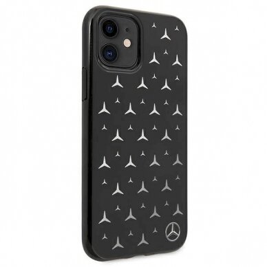 Originalus dėklas Mercedes MEHCN61ESPBK iPhone 11 6,1" / Xr Juodas hardcase Silver Stars Pattern 4 Originalus dėklas Mercedes MEHCN61ESPBK iPhone 11 6,1" / Xr Juodas hardcase Silver Stars Pattern 4