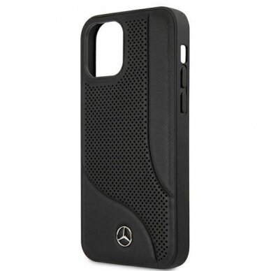 Originalus dėklas Mercedes MEHCP12SCDOBK iPhone 12 mini 5,4" Juodas hardcase Leather Perforated Area 5 Originalus dėklas Mercedes MEHCP12SCDOBK iPhone 12 mini 5,4" Juodas hardcase Leather Perforated Area 5