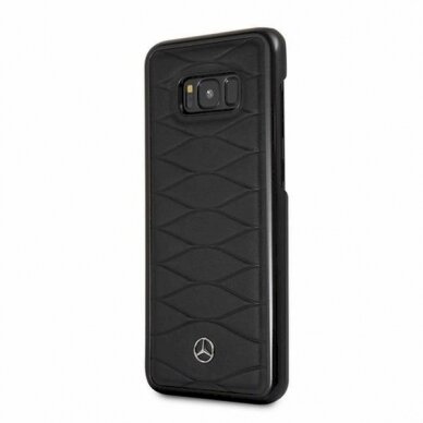 Originalus dėklas Mercedes Pattern Line case skirta Samsung Galaxy S8 Plus - Juodas Originalus dėklas Mercedes Pattern Line case skirta Samsung Galaxy S8 Plus - Juodas