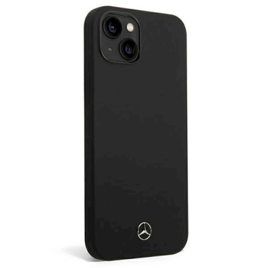 Originalus dėklas Mercedes Silicone Line case skirta iPhone 14 Plus - Juodas 2 Originalus dėklas Mercedes Silicone Line case skirta iPhone 14 Plus - Juodas 2