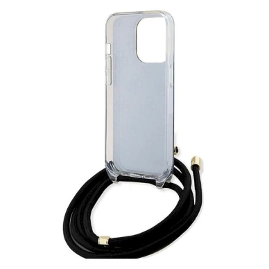 Originalus Guess dėklas Crossbody Cord 4G Print case for iPhone 15 Pro Max - Juodas 5 Originalus Guess dėklas Crossbody Cord 4G Print case for iPhone 15 Pro Max - Juodas 5