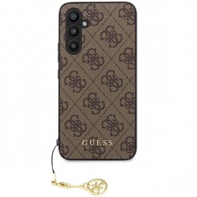 Originalus Guess dėklas GUHCS23FEGF4GBR S23 FE S711 Rudas/Rudas hardcase 4G Charms Collection 1 Originalus Guess dėklas GUHCS23FEGF4GBR S23 FE S711 Rudas/Rudas hardcase 4G Charms Collection 1