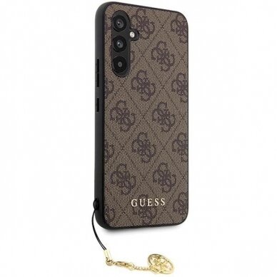 Originalus Guess dėklas GUHCS23FEGF4GBR S23 FE S711 Rudas/Rudas hardcase 4G Charms Collection 2 Originalus Guess dėklas GUHCS23FEGF4GBR S23 FE S711 Rudas/Rudas hardcase 4G Charms Collection 2