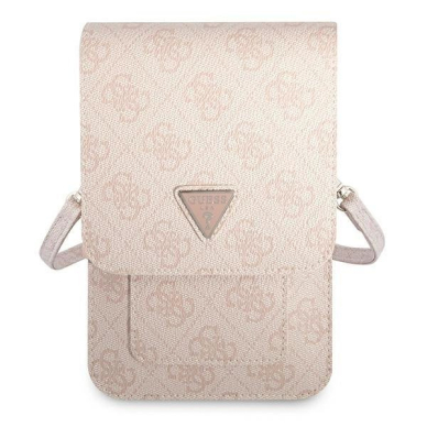 Originalus Guess dėklas Handbag GUWBP4TMPI Rožinis / Rožinis 4G Triangle 1
