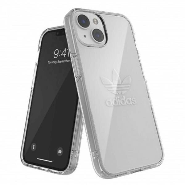Originalus Adidas dėklas OR Protective iPhone 14 6.1 Clear Case Permatomas 50229 Originalus Adidas dėklas OR Protective iPhone 14 6.1 Clear Case Permatomas 50229