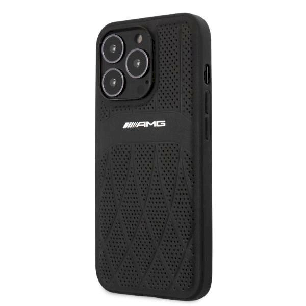 Originalus AMG dėklas AMHCP13LOSDBK iPhone 13 Pro / 13 6.1 Juodas hardcase Leather Curved Lines 1 Originalus AMG dėklas AMHCP13LOSDBK iPhone 13 Pro / 13 6.1 Juodas hardcase Leather Curved Lines 1