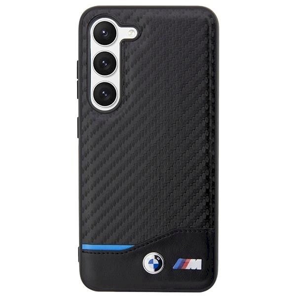 Originalus BMW dėklas BMHCS23M22NBCK S23+ S916 Juodas Leather Carbon 2 Originalus BMW dėklas BMHCS23M22NBCK S23+ S916 Juodas Leather Carbon 2
