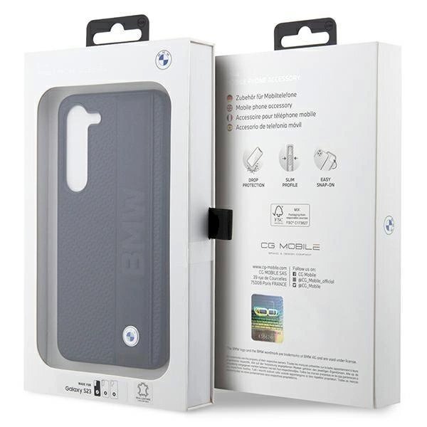 Originalus BMW dėklas BMHCS23S22RDPK S23 S911 Juodas hardcase Leather Textured & Stripe 7 Originalus BMW dėklas BMHCS23S22RDPK S23 S911 Juodas hardcase Leather Textured & Stripe 7