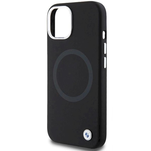 Originalus BMW dėklas Signature Liquid Silicone MagSafe iPhone 15 - Juodas 5 Originalus BMW dėklas Signature Liquid Silicone MagSafe iPhone 15 - Juodas 5