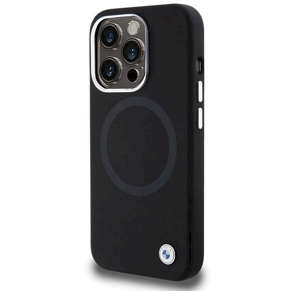 Originalus BMW dėklas Signature Liquid Silicone MagSafe iPhone 15 Pro - Juodas 1 Originalus BMW dėklas Signature Liquid Silicone MagSafe iPhone 15 Pro - Juodas 1