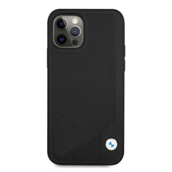 Originalus dėklas BMW BMHCP12MRCDPK iPhone 12/12 Pro 6,1" Juodas hardcase Leather Deboss 2 Originalus dėklas BMW BMHCP12MRCDPK iPhone 12/12 Pro 6,1" Juodas hardcase Leather Deboss 2