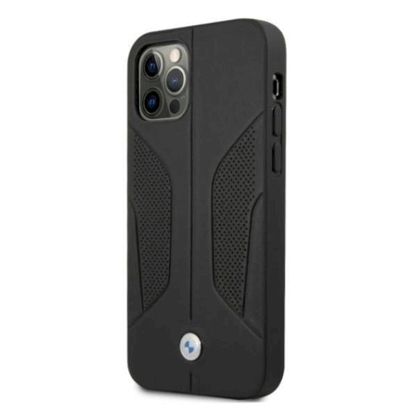 Originalus dėklas BMW BMHCP12MRSCSK iPhone 12/12 Pro 6,1" Juodas hardcase Leather Perforate Sides 1 Originalus dėklas BMW BMHCP12MRSCSK iPhone 12/12 Pro 6,1" Juodas hardcase Leather Perforate Sides 1