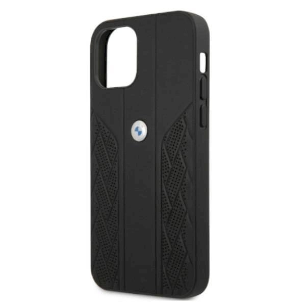 Originalus dėklas BMW BMHCP12MRSPPK iPhone 12/12 Pro 6,1" Juodas hardcase Leather Curve Perforate 5 Originalus dėklas BMW BMHCP12MRSPPK iPhone 12/12 Pro 6,1" Juodas hardcase Leather Curve Perforate 5