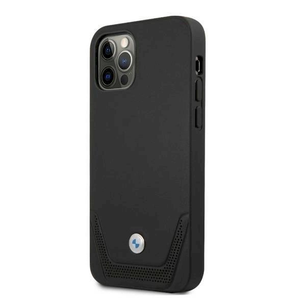 Originalus dėklas BMW BMHCP12MRSWPK iPhone 12/12 Pro 6,1" Juodas hardcase Leather Perforate 1 Originalus dėklas BMW BMHCP12MRSWPK iPhone 12/12 Pro 6,1" Juodas hardcase Leather Perforate 1