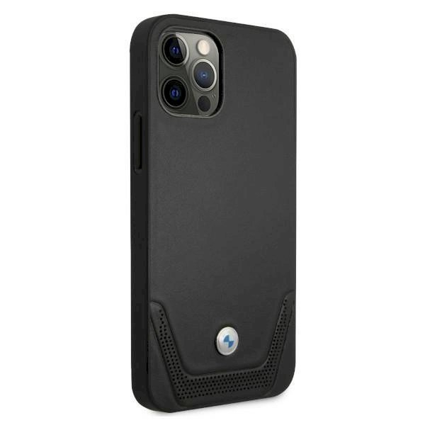 Originalus dėklas BMW BMHCP12MRSWPK iPhone 12/12 Pro 6,1" Juodas hardcase Leather Perforate 3 Originalus dėklas BMW BMHCP12MRSWPK iPhone 12/12 Pro 6,1" Juodas hardcase Leather Perforate 3