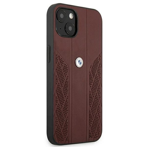 Originalus dėklas BMW BMHCP13MRSPPR iPhone 13 6,1" Raudonas hardcase Leather Curve Perforate 2 Originalus dėklas BMW BMHCP13MRSPPR iPhone 13 6,1" Raudonas hardcase Leather Curve Perforate 2