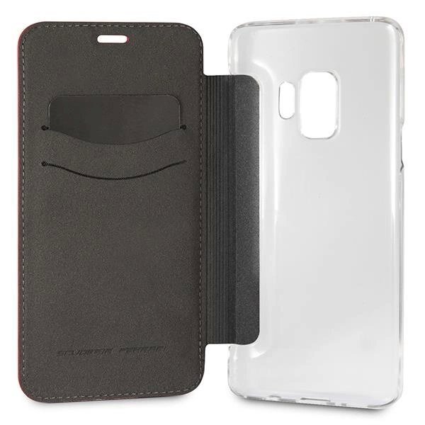 Originalus dėklas Ferrari Book FESURFLBKTS9REB S9 G960 Raudonas Urban 3 Originalus dėklas Ferrari Book FESURFLBKTS9REB S9 G960 Raudonas Urban 3