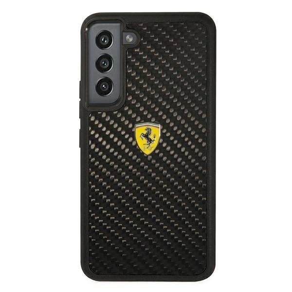 Originalus dėklas Ferrari FEHCS22SFCAK S22 S901 Juodas hardcase On Track Real Carbon 2 Originalus dėklas Ferrari FEHCS22SFCAK S22 S901 Juodas hardcase On Track Real Carbon 2