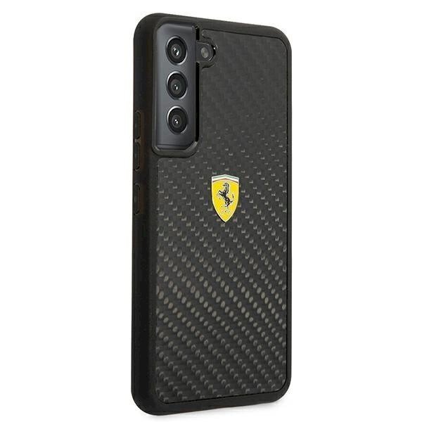 Originalus dėklas Ferrari FEHCS22SFCAK S22 S901 Juodas hardcase On Track Real Carbon 3 Originalus dėklas Ferrari FEHCS22SFCAK S22 S901 Juodas hardcase On Track Real Carbon 3