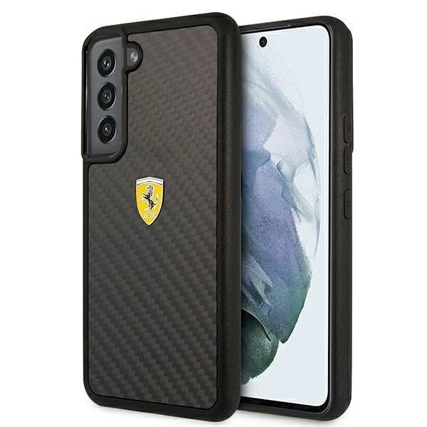 Originalus dėklas Ferrari FEHCS22SFCAK S22 S901 Juodas hardcase On Track Real Carbon Originalus dėklas Ferrari FEHCS22SFCAK S22 S901 Juodas hardcase On Track Real Carbon
