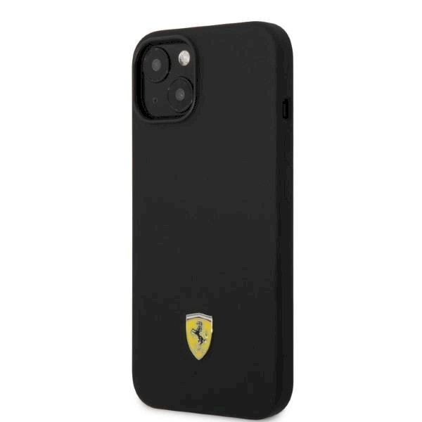 Originalus dėklas Ferrari FEHMSIP14MBK iPhone 14 Plus 6.7  Juodas hardcase Silicone Metal Logo Magsafe 1 Originalus dėklas Ferrari FEHMSIP14MBK iPhone 14 Plus 6.7  Juodas hardcase Silicone Metal Logo Magsafe 1