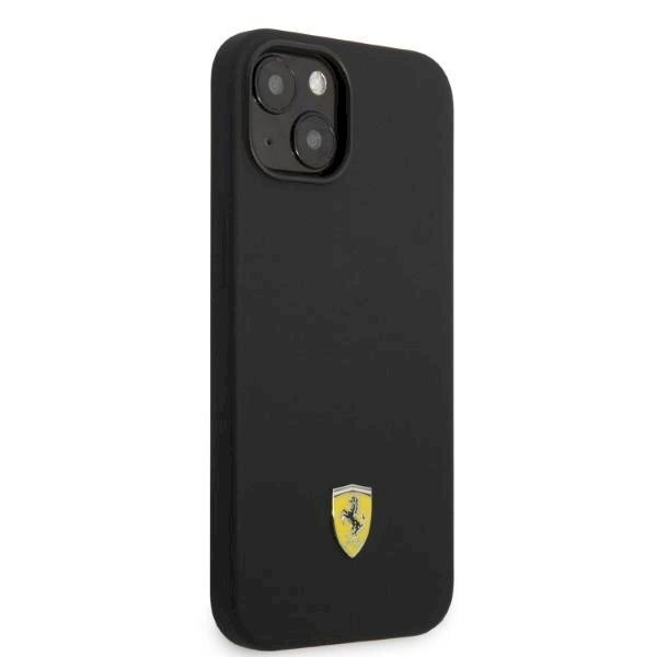 Originalus dėklas Ferrari FEHMSIP14MBK iPhone 14 Plus 6.7  Juodas hardcase Silicone Metal Logo Magsafe 3 Originalus dėklas Ferrari FEHMSIP14MBK iPhone 14 Plus 6.7  Juodas hardcase Silicone Metal Logo Magsafe 3