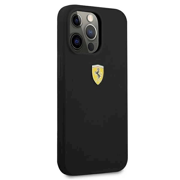 Originalus dėklas Ferrari FESSIHCP13LBK iPhone 13 Pro / 13 6.1 Juodas hardcase Silicone 3 Originalus dėklas Ferrari FESSIHCP13LBK iPhone 13 Pro / 13 6.1 Juodas hardcase Silicone 3