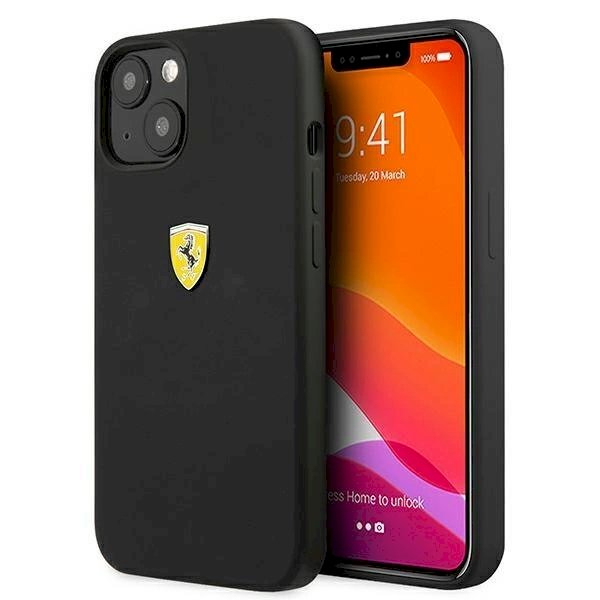 Originalus dėklas Ferrari FESSIHCP13SBK iPhone 13 mini 5.4 Juodas hardcase Silicone Originalus dėklas Ferrari FESSIHCP13SBK iPhone 13 mini 5.4 Juodas hardcase Silicone